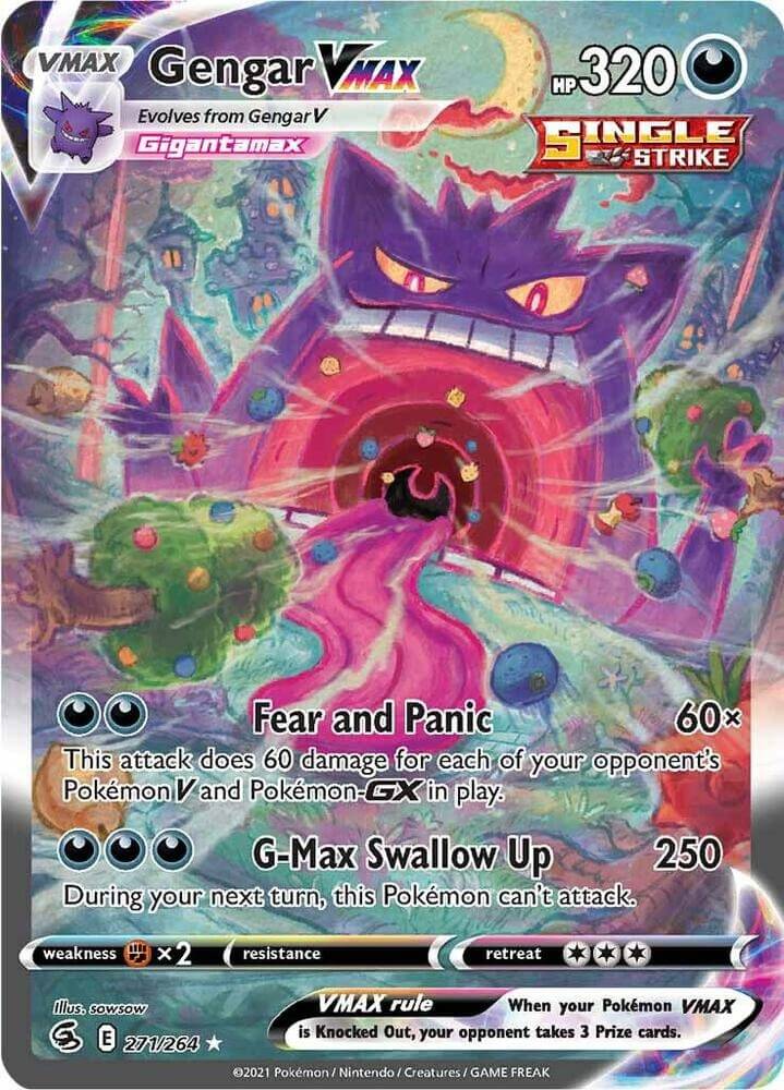 Gengar VMAX Gigantamax-kort